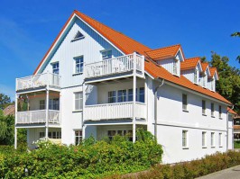 Ferienwohnung  im Haus zum Strand *** Sterne in der Strandstr. 21 Ostseebad Wustrow easyquartier.de
